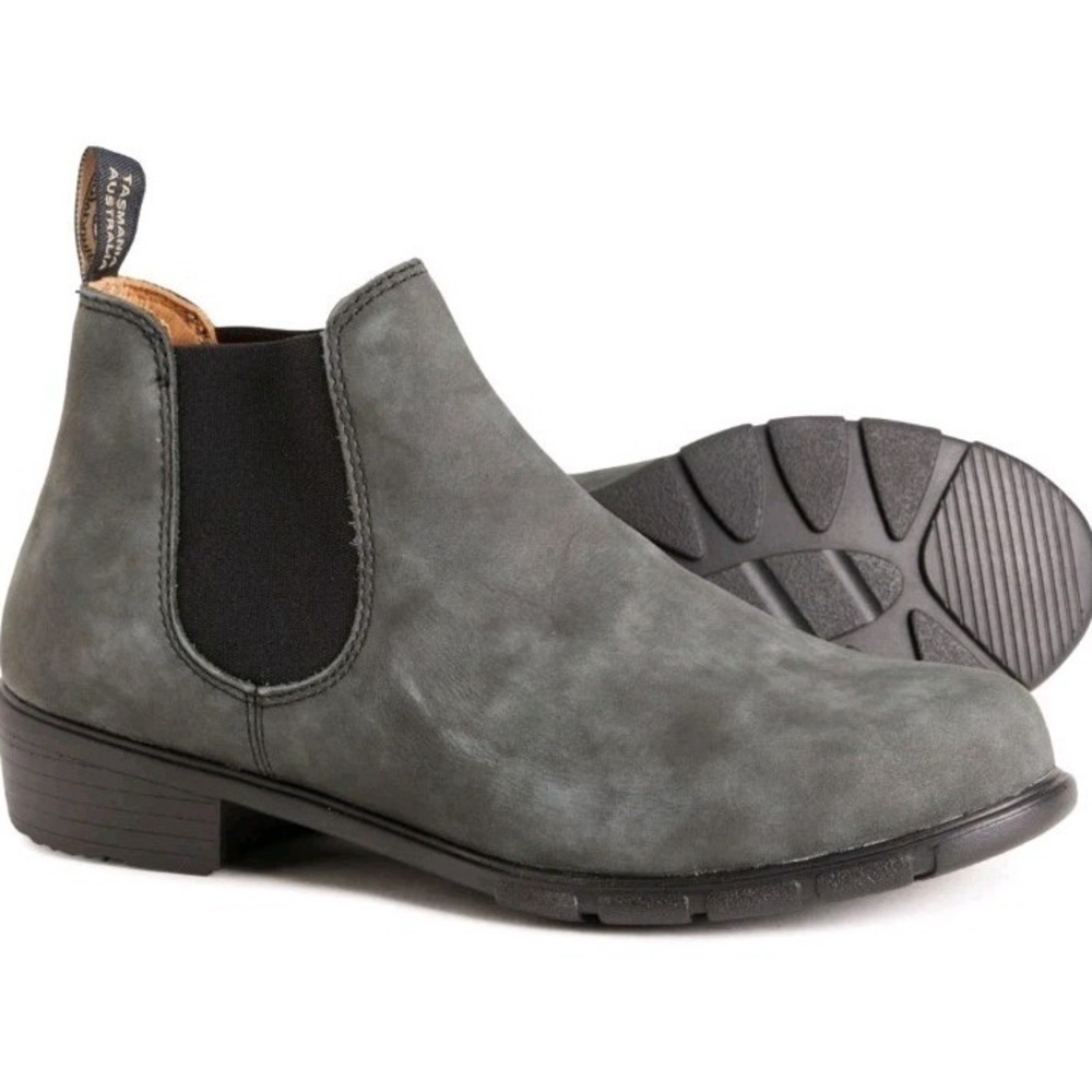 Blundstone 1971 Chelsea Ankle Boots Rustic Black Gray